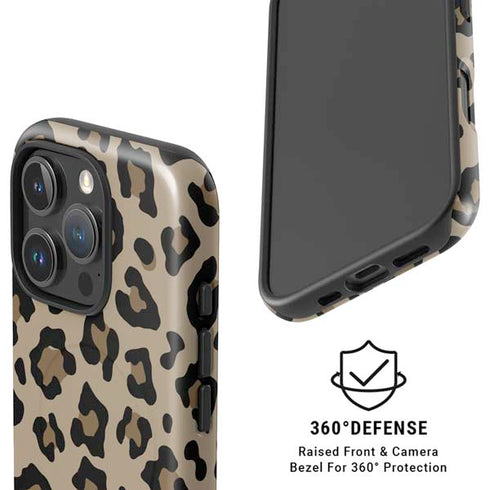 Leopard Print iPhone 16 Pro Max Magsafe Impact Case